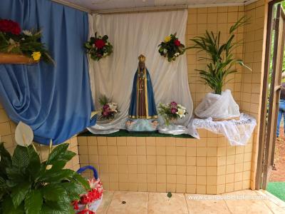 Rio Bonito do IguaÃ§u - Festa N.S. Aparecida atraÃ­ FiÃ©is em Barra Mansa do IguaÃ§u